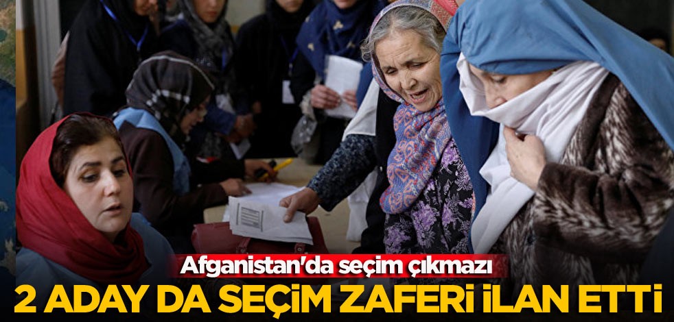Afganistan'da seçim çıkmazı: 2 aday da seçim zaferi ilan etti