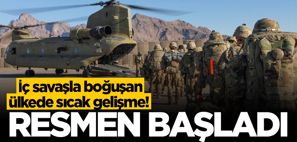 Afganistan'da sıcak gelişme! Resmen başladı