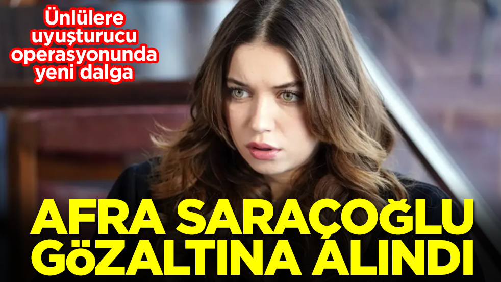 Afra Saraçoğlu havalimanında gözaltına alındı