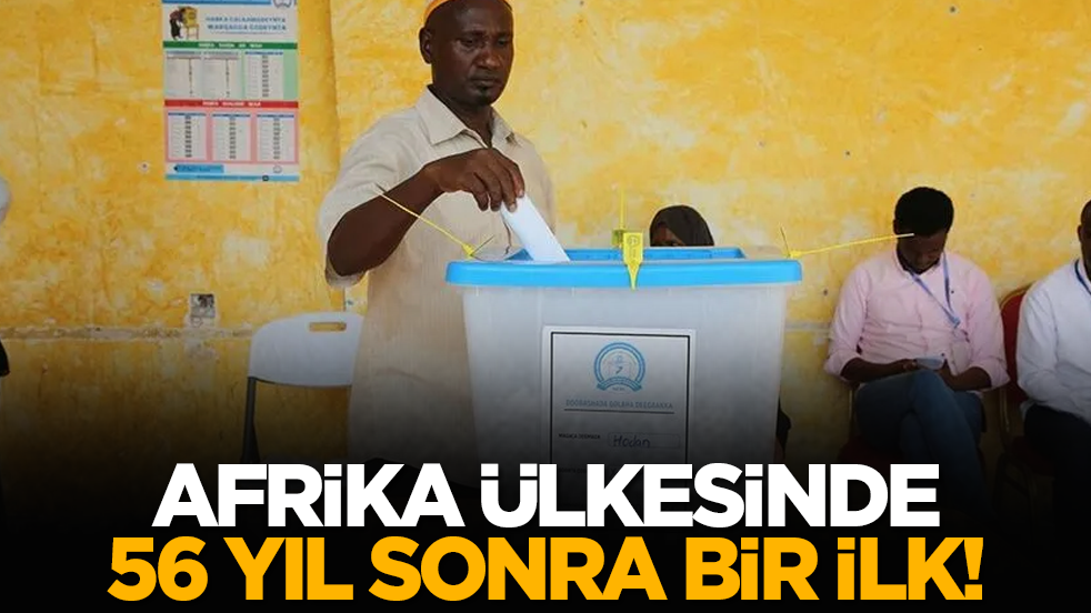 Afrika ülkesinde 56 yıl sonra bir ilk!