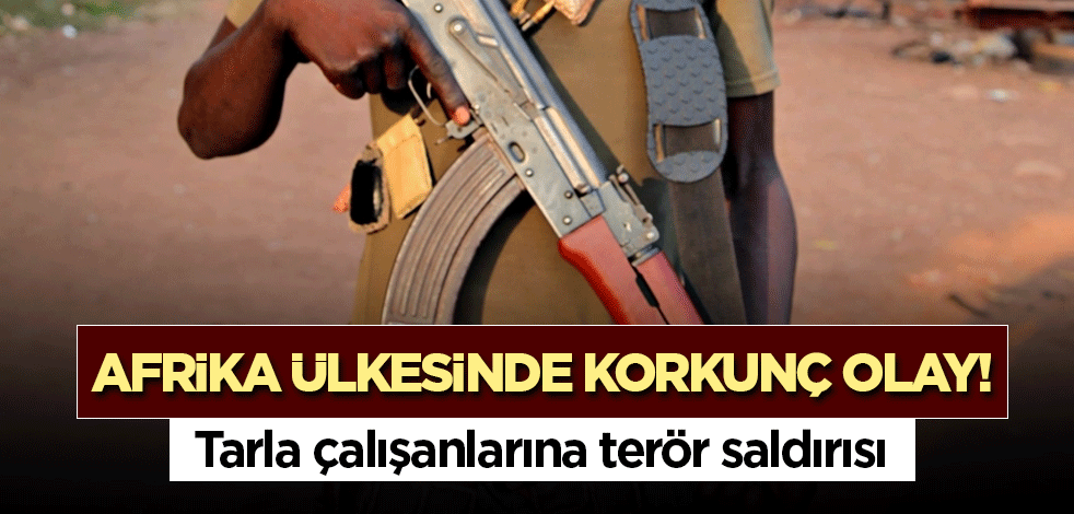 Afrika ülkesinde korkunç olay! Tarla çalışanlarına terör saldırısı
