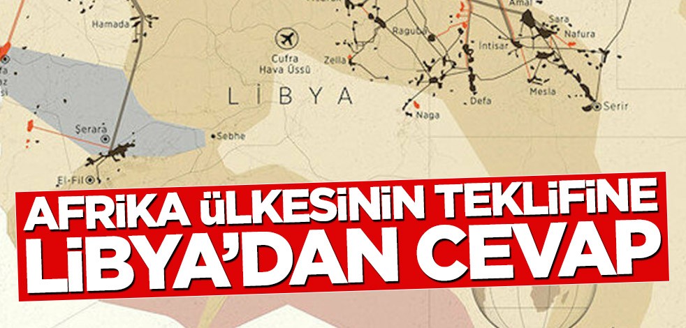 Afrika ülkesinin teklifine Libya’dan cevap