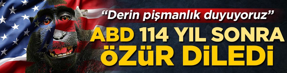 Afrikalıyı maymunlarla sergileyen ABD, o fotoğraf için 114 yıl sonra özür diledi