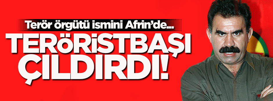Zeytin Dalı Harekatı teröristbaşını çıldırttı! İlk orada...