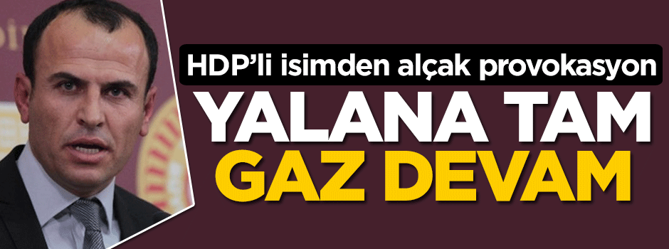 Afrin yalanlarında bugün... HDP'li isimden kara propaganda