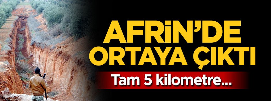 Afrin'de ortaya çıktı! İnanılmaz görüntüler