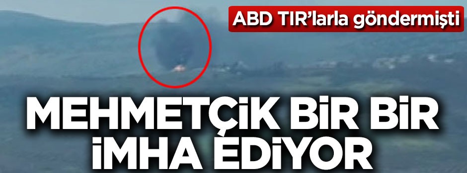 Afrin'de PYD cephaneliği havaya uçuruldu