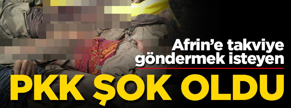 Afrin'e takviye göndermek isteyen PKK şoka girdi!