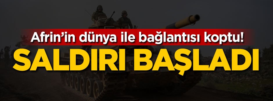 Afrin'in dünya ile bağlantısı koptu!