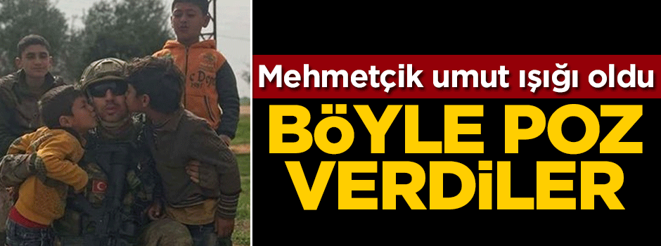 Afrinli çocukların Mehmetçik sevgisi