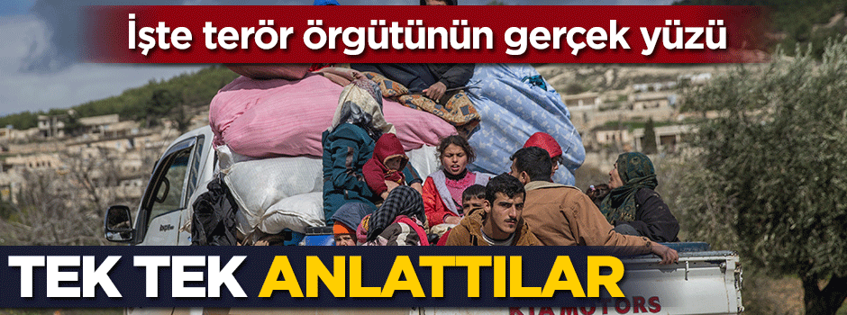Afrinli siviller PKK'nın yalanlarını anlattı