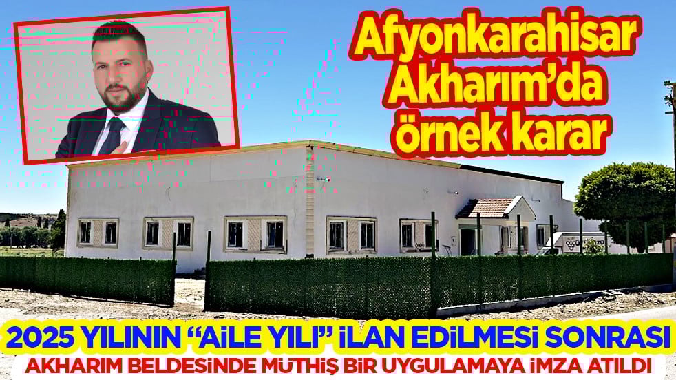 Afyonkarahisar Akharım’da Örnek Karar: Düğün Salonu Çiftlere Ücretsiz Tahsis Edildi