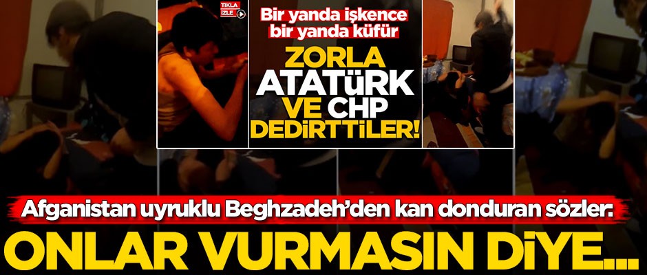 Afyonkarahisar'da darp edilen Afganistan uyruklu Beghzadeh'den kan donduran sözler!