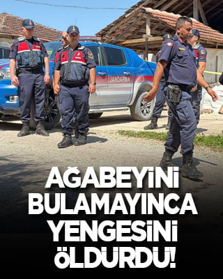 Ağabeyini bulamayınca yengesini öldürdü