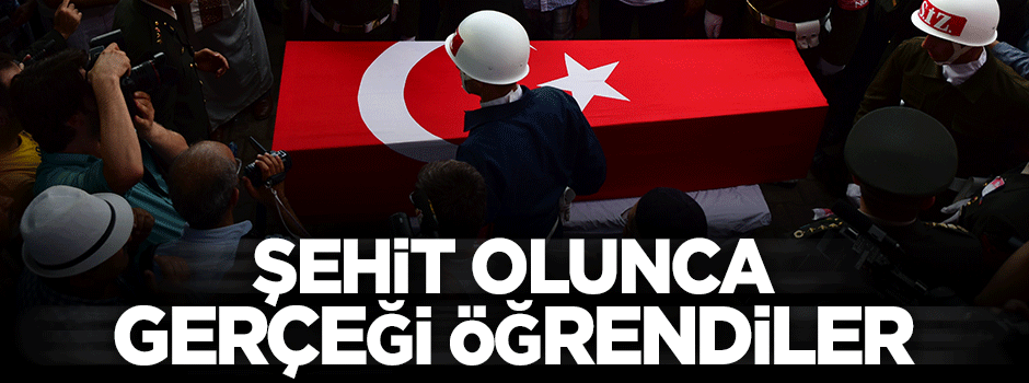 Ağabeylerinin varlığını şehit olunca öğrendiler