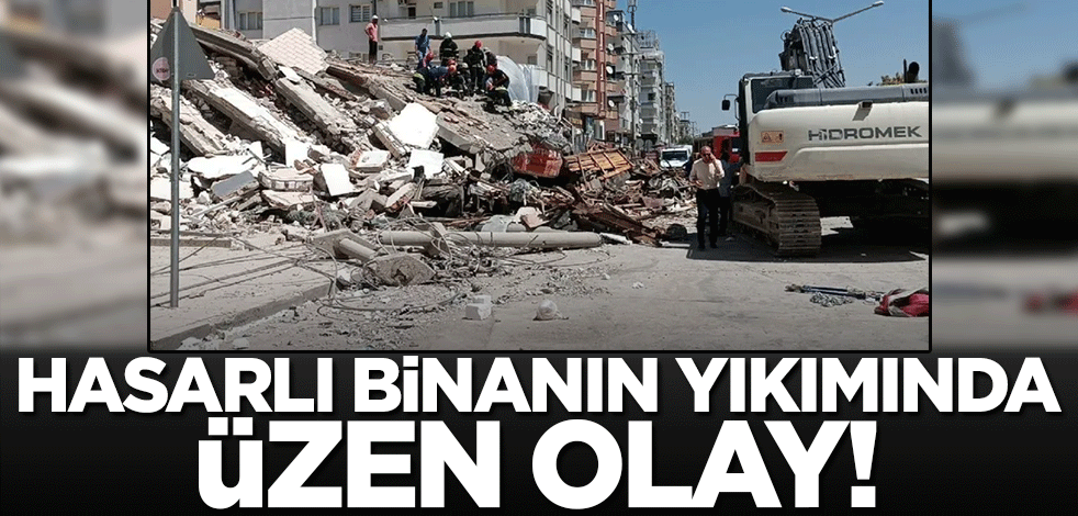 Ağır hasarlı bina yıkılırken çökünce hayatını kaybetti! Gaziantep'ten üzen haber