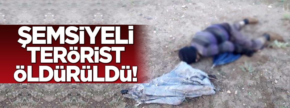 Ağrı'da şemsiyeli terörist öldürüldü!