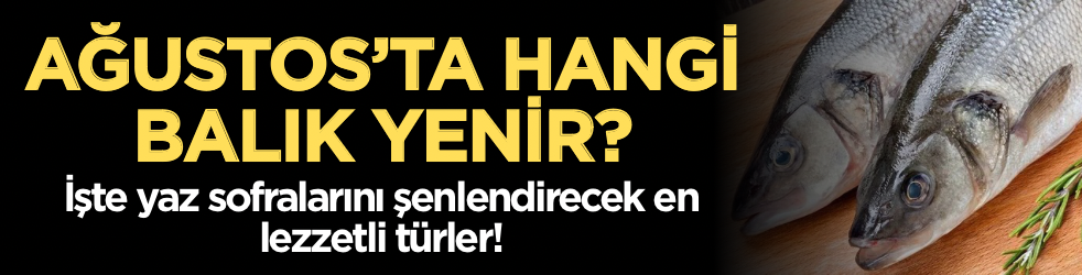 Ağustos’ta hangi balık yenir? İşte yaz sofralarını şenlendirecek en lezzetli türler!