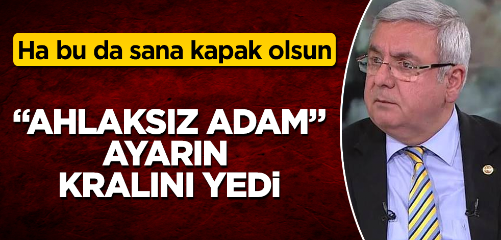 "Ahlaksız adam", Mehmet Metiner'den ayarın kralını yedi! Ha bu da sana kapak olsun
