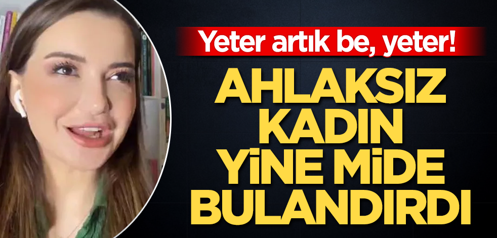Ahlaksız Esra Ezmeci yine mide bulandırdı! Yeter artık be