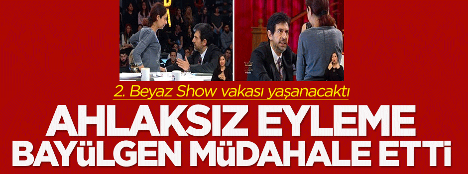 Ahlaksız eyleme Okan Bayülgen müdahale etti