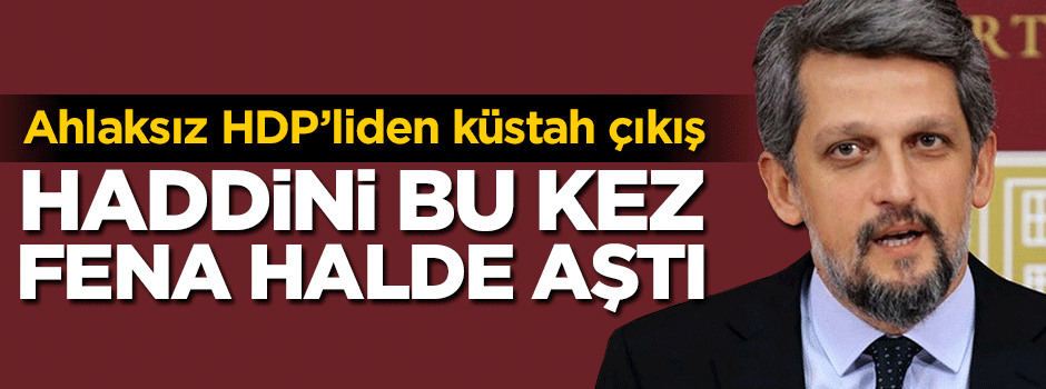 Ahlaksız HDP'liden küstah açıklama