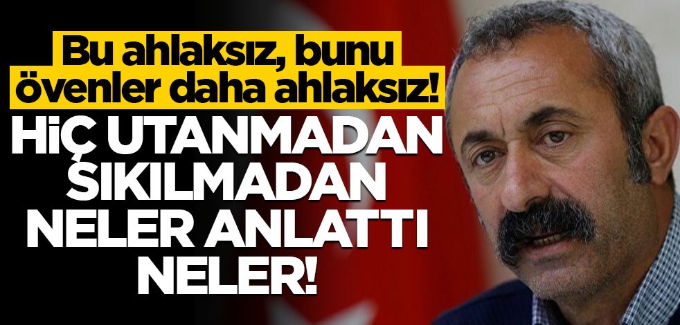 Ahlaksız Maçoğlu neler anlattı neler!