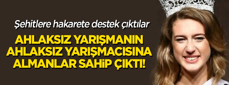 O isme Almanlar sahip çıktı!