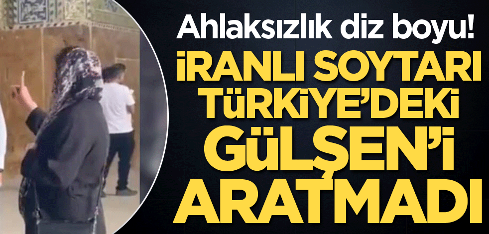Ahlaksızlık diz boyu! İranlı soytarı, Türkiye’deki Gülşen’i aratmadı!
