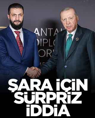Ahmed Şara hakkında sürpriz iddia