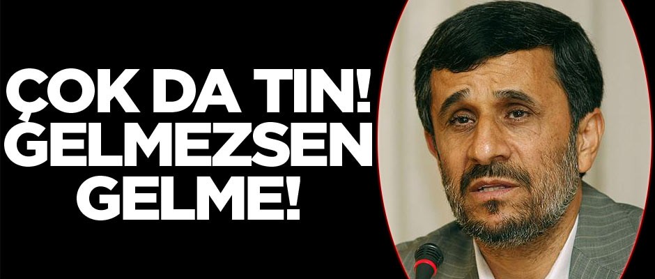 Ahmedinejad'dan Barış Pınarı Harekatı'na protesto! Etkinliğe gelmeyecekmiş