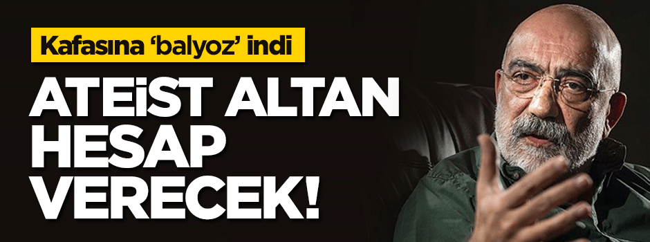 Ahmet Altan da hesap verecek
