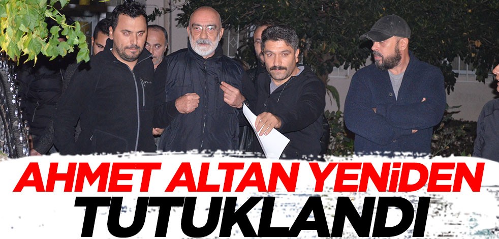 Ahmet Altan tutuklandı