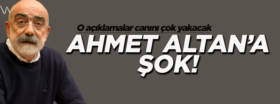 Ahmet Altan'a soruşturma şoku!