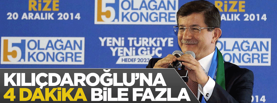 Ahmet Davutoğlu: Kılıçdaroğlu'na değil 4 yıl 4 dakika bile fazla