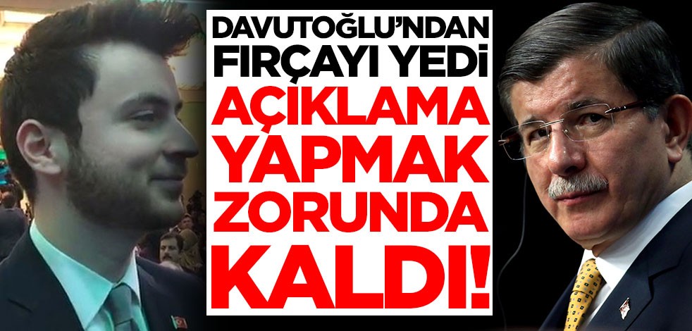Ahmet Davutoğlu'ndan fırça yiyen İsmail Günaçar açıklama yapmak zorunda kaldı