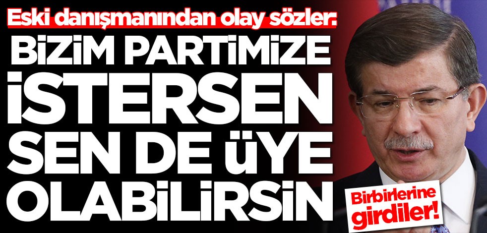 Ahmet Davutoğlu'nun eski danışmanından olay sözler! Birbirlerine girdiler