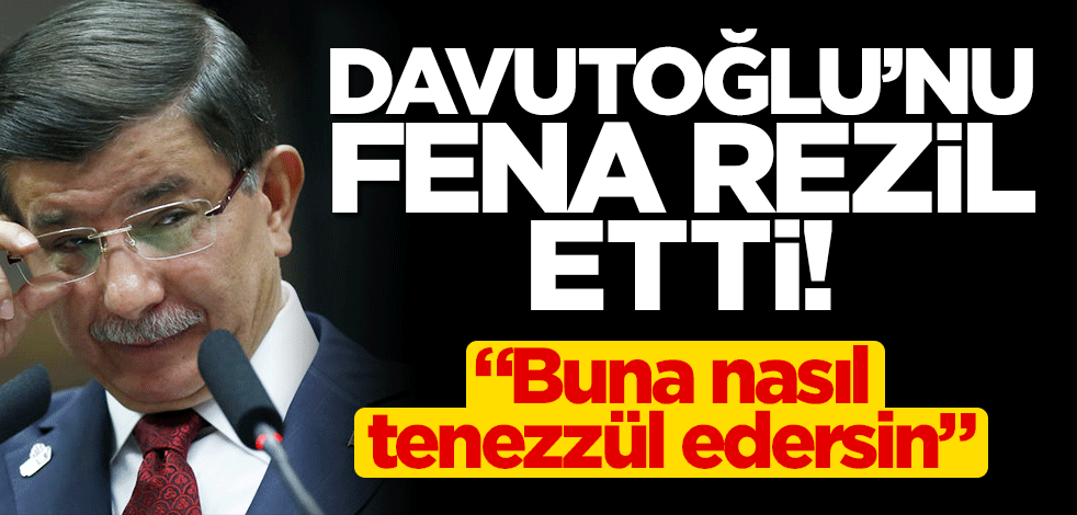 Ahmet Hakan, Davutoğlu'nu fena rezil etti! "Nasıl tenezzül edersin?"