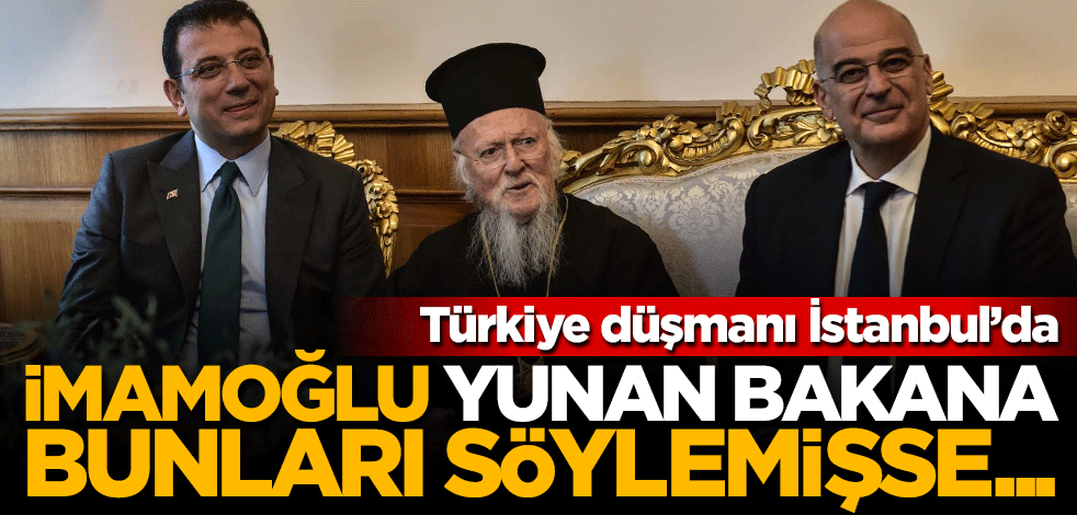 Ahmet Hakan: İmamoğlu Yunan bakana bunları demişse...