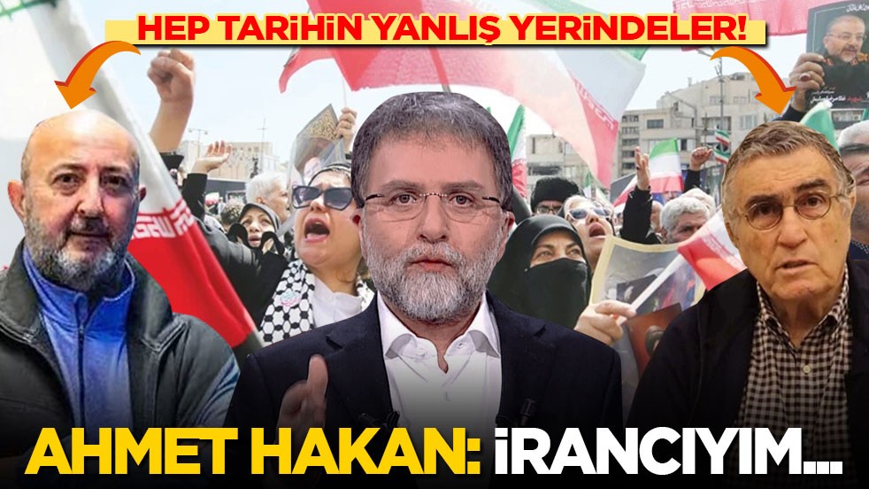 Ahmet Hakan İrancı olduğunu açıkladı: Tarihin hep yanlış yerindeler!
