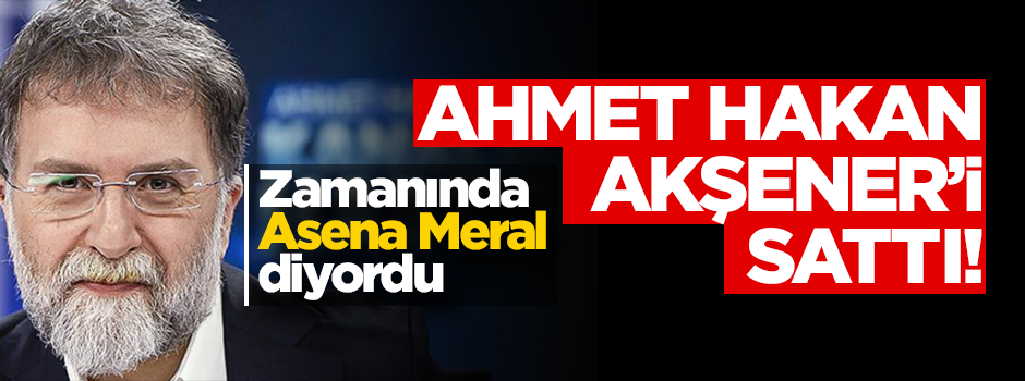 Ahmet Hakan: Toplumda karşılığı yokmuş