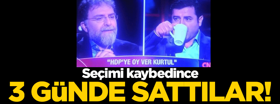 Ahmet Hakan'da Demirtaş'ı sattı!