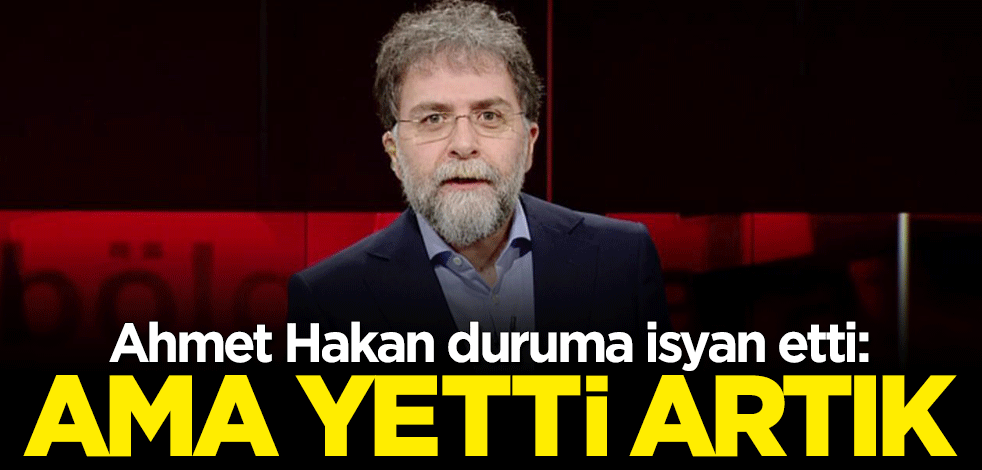 Ahmet Hakan'dan çok sert tepki geldi: Ama yetti artık koca bir nesli kurban ettiler