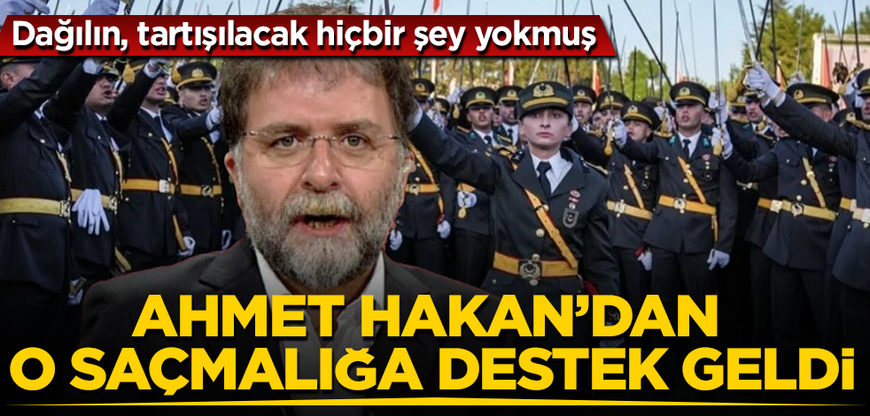 Ahmet Hakan'dan o saçmalığa destek geldi! Dağılın, tartışılacak hiçbir şey yokmuş