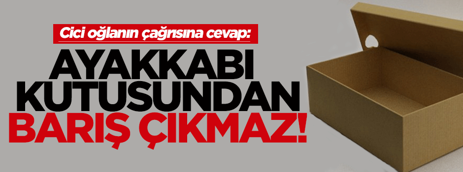 Ahmet Kekeç: Ayakkabı kutusundan barış çıkmaz