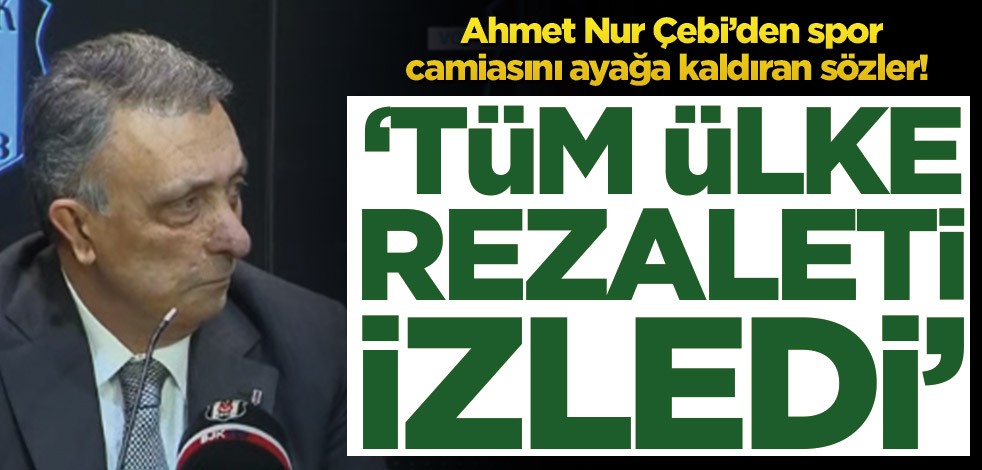 Ahmet Nur Çebi, Cüneyt Çakır’ı bombaladı! ‘Tüm ülke rezaleti izledi’