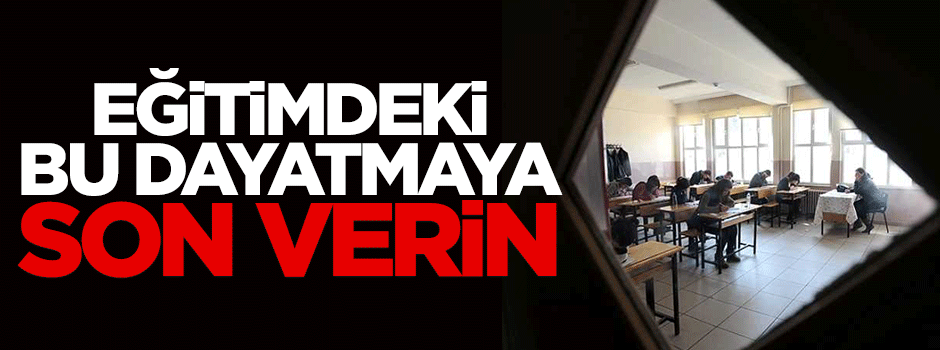 Ahmet Özer: Karma eğitim dayatması kaldırılmalı