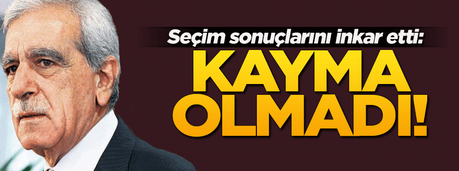 Ahmet Türk inkar etti: HDP'den AK Parti'ye kayma olmadı
