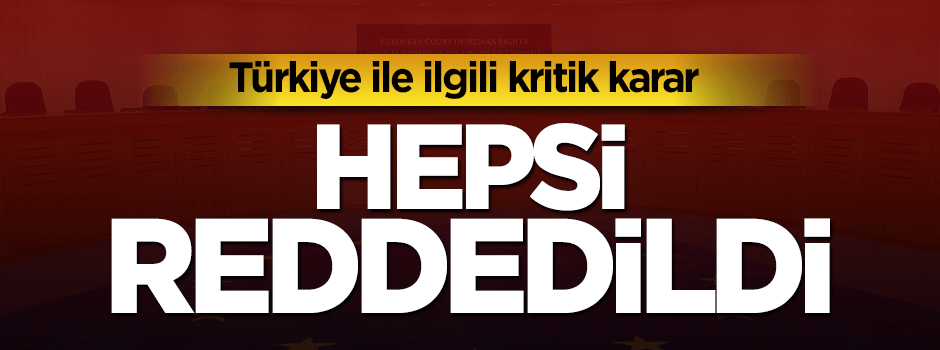 AİHM sokağa çıkma yasaklarına yapılan itirazları reddetti