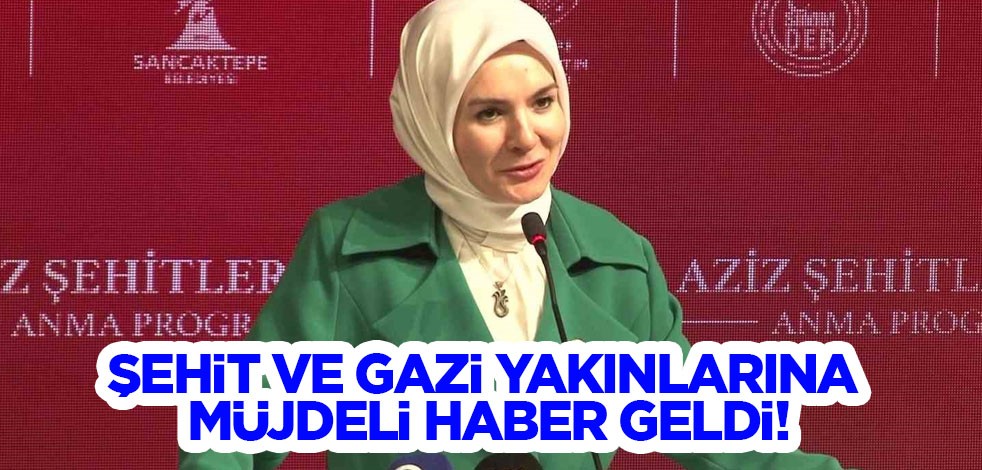 Aile Bakanı Göktaş'tan müjde! Şehit ve gazilere jest: Şehit ve Gazi yakınları kurumlara atanacak!